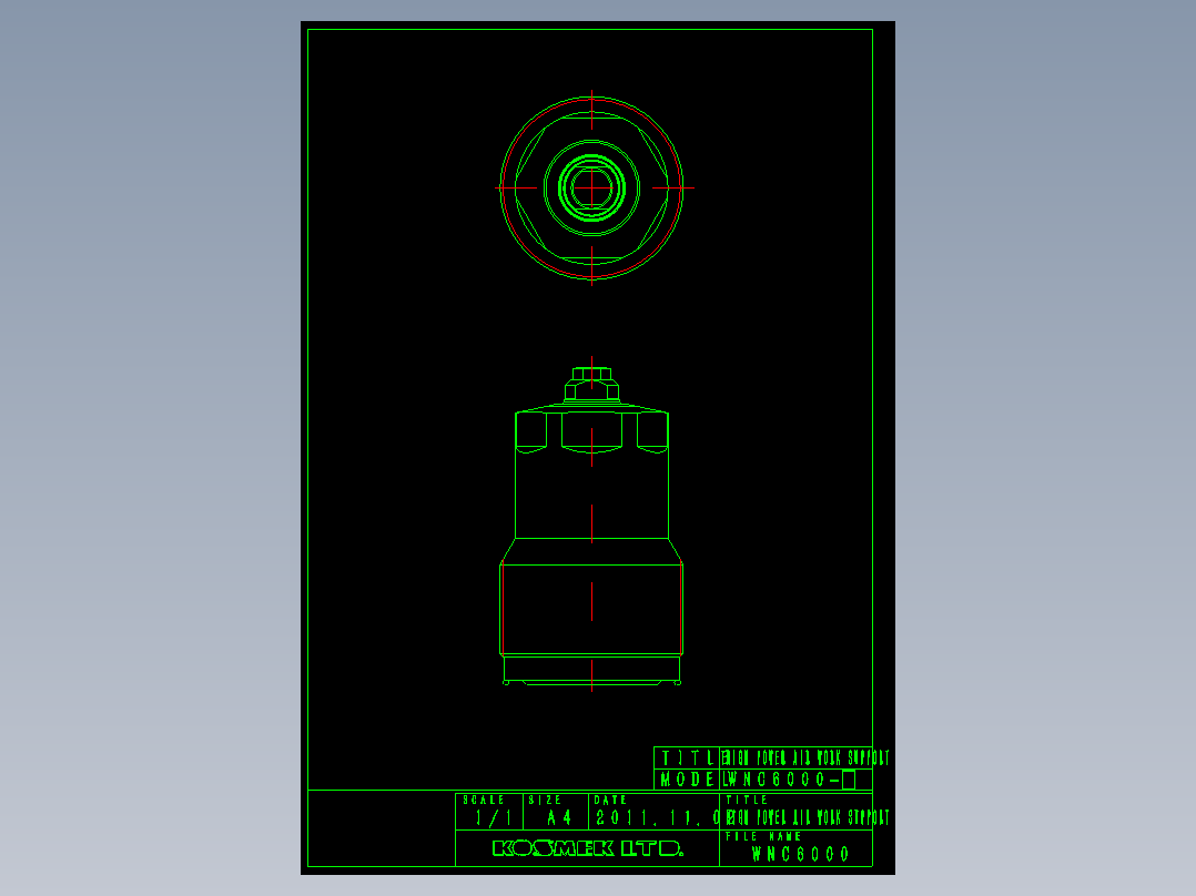 KOSMEKWNC6000多系列多零件图纸模型多系列多零件图纸模型