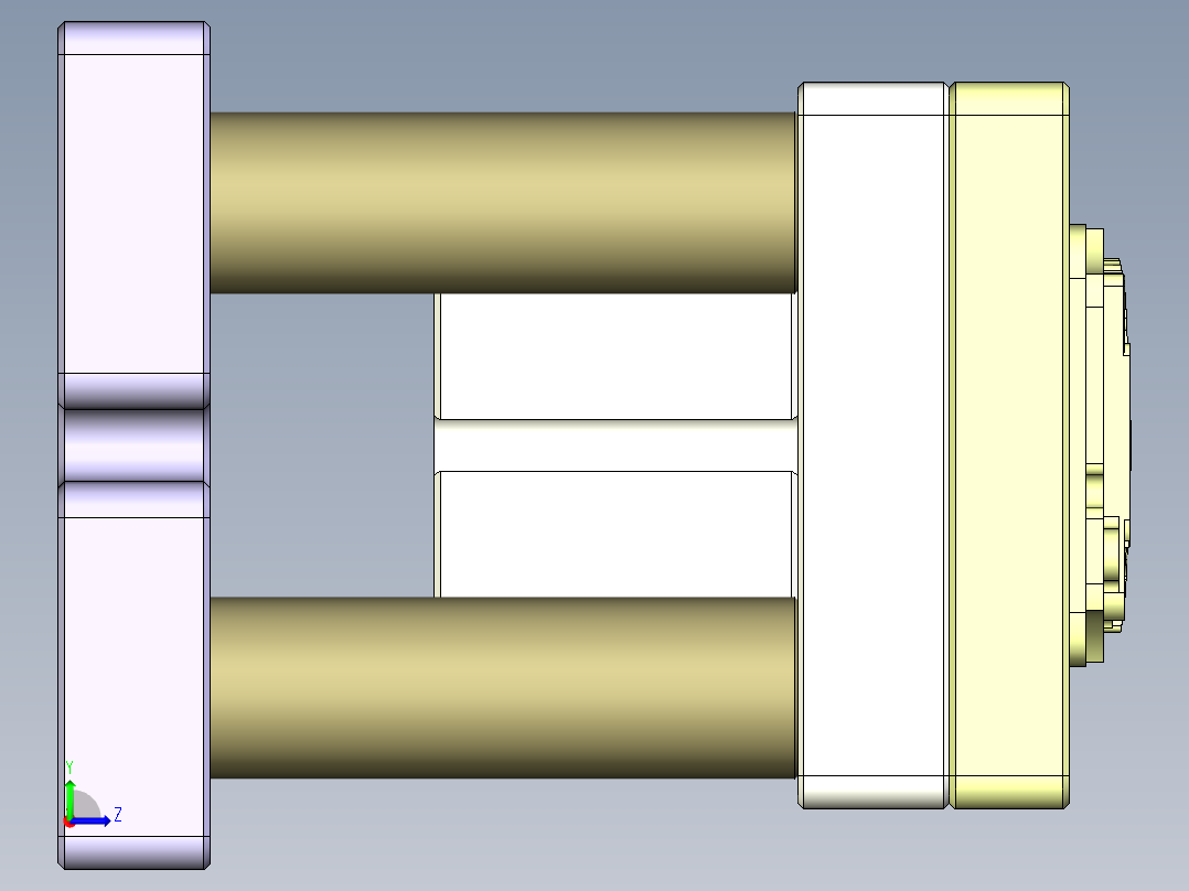 X1-CNC8笔记本CNC工装夹具三维模型-2015-05-15左视图
