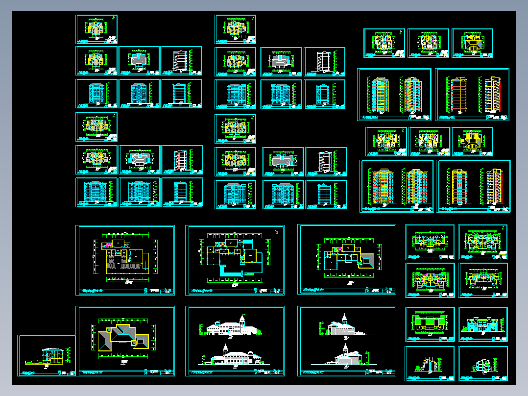 沈阳某小区住宅方案图