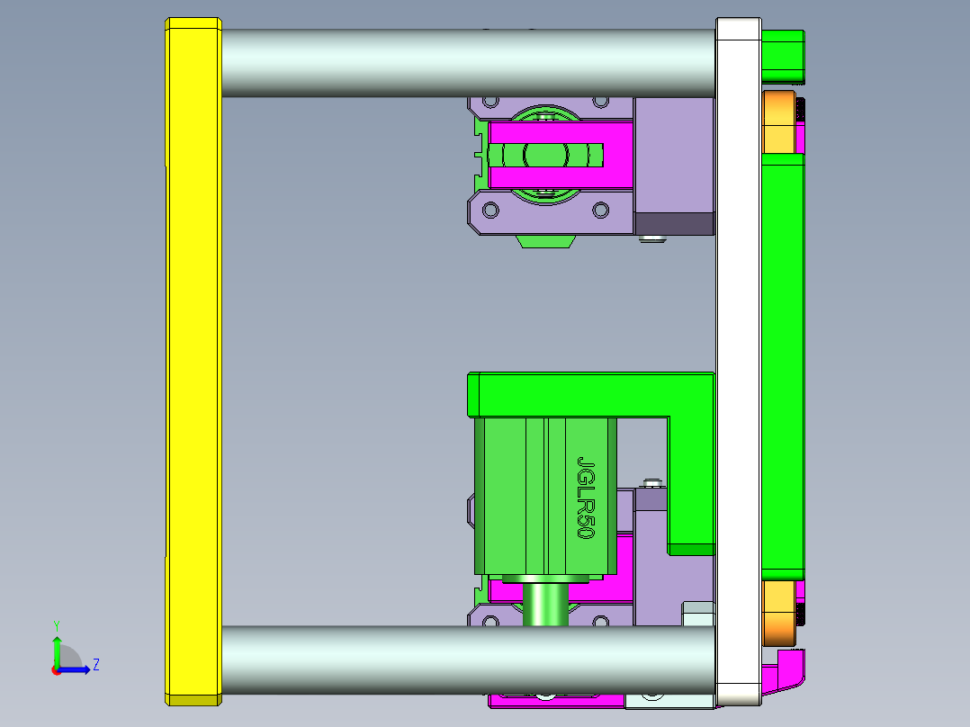 REACHER-A-笔记本CNC工装夹具三维模型cnc1-0625左视图