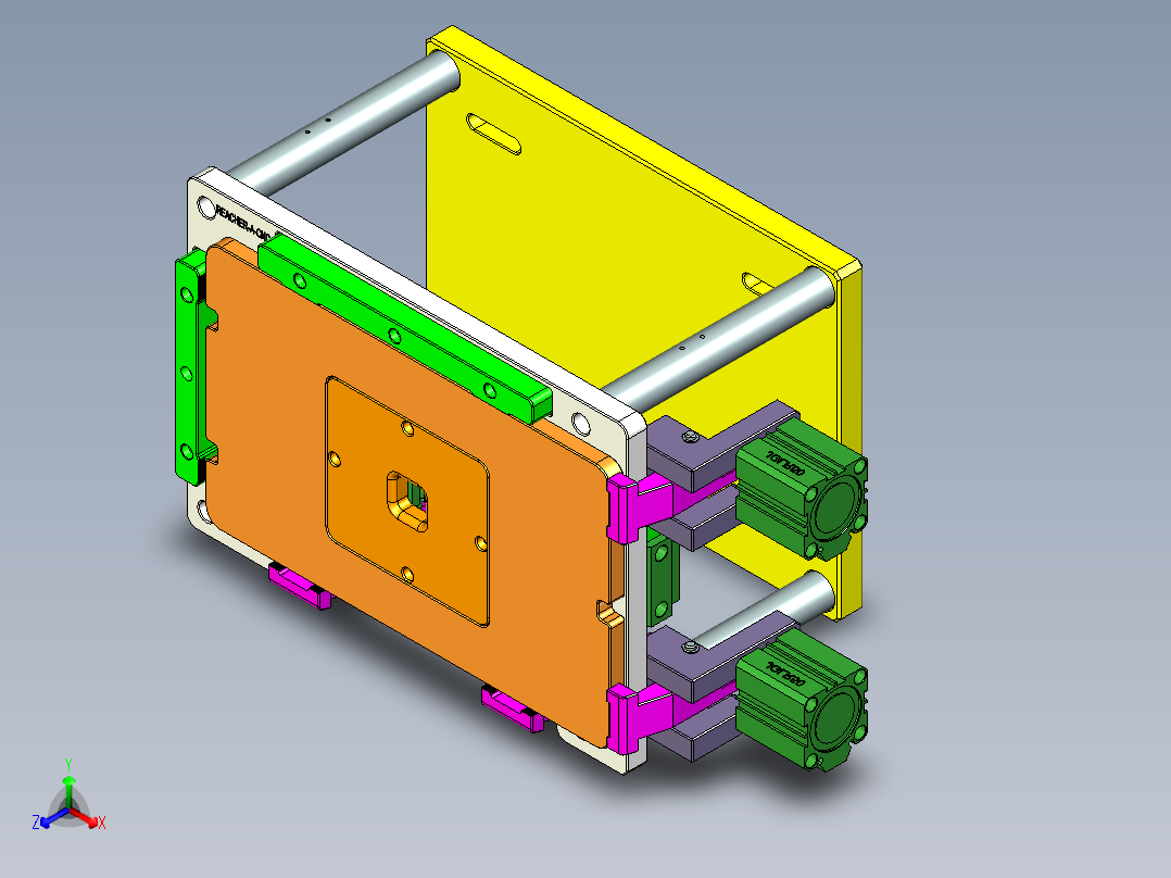 REACHER-A-笔记本CNC工装夹具三维模型cnc1-0625正等轴测图