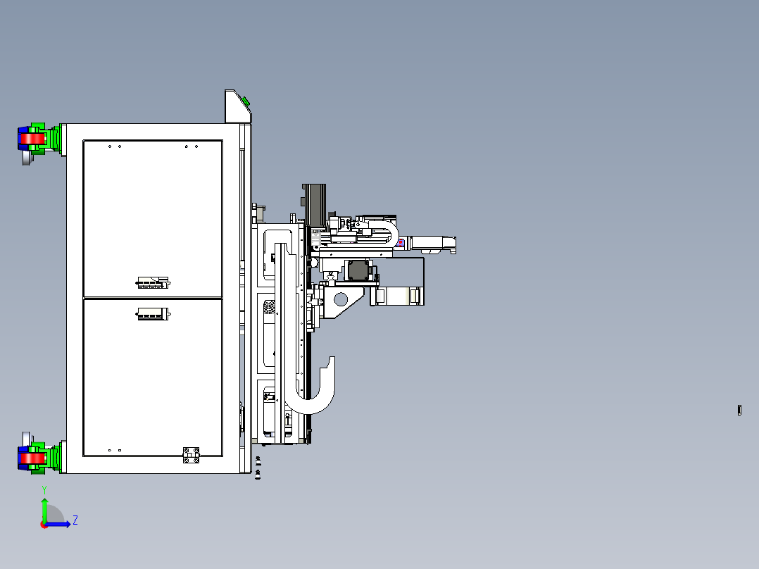 手机指纹模组组装设备_x_t左视图