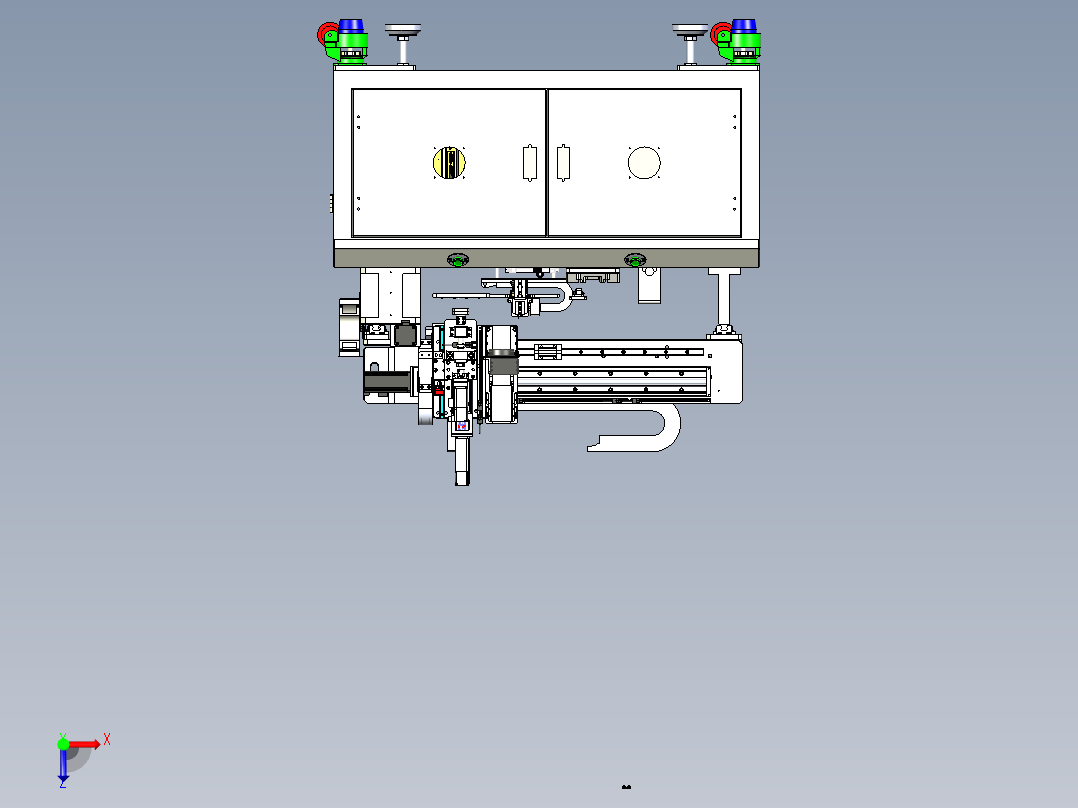 手机指纹模组组装设备_x_t俯视图
