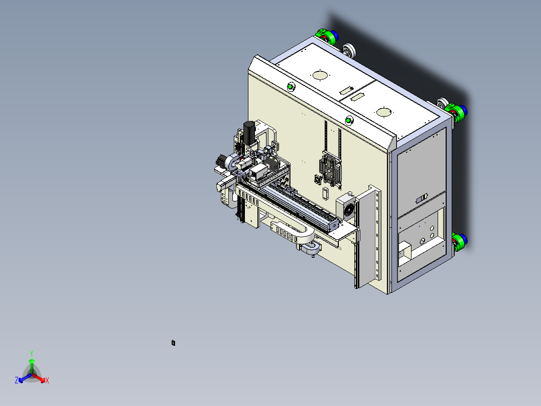手机指纹模组组装设备_x_t正等轴测图