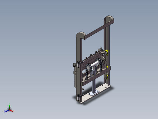 垃圾桶提升机sw16可编辑