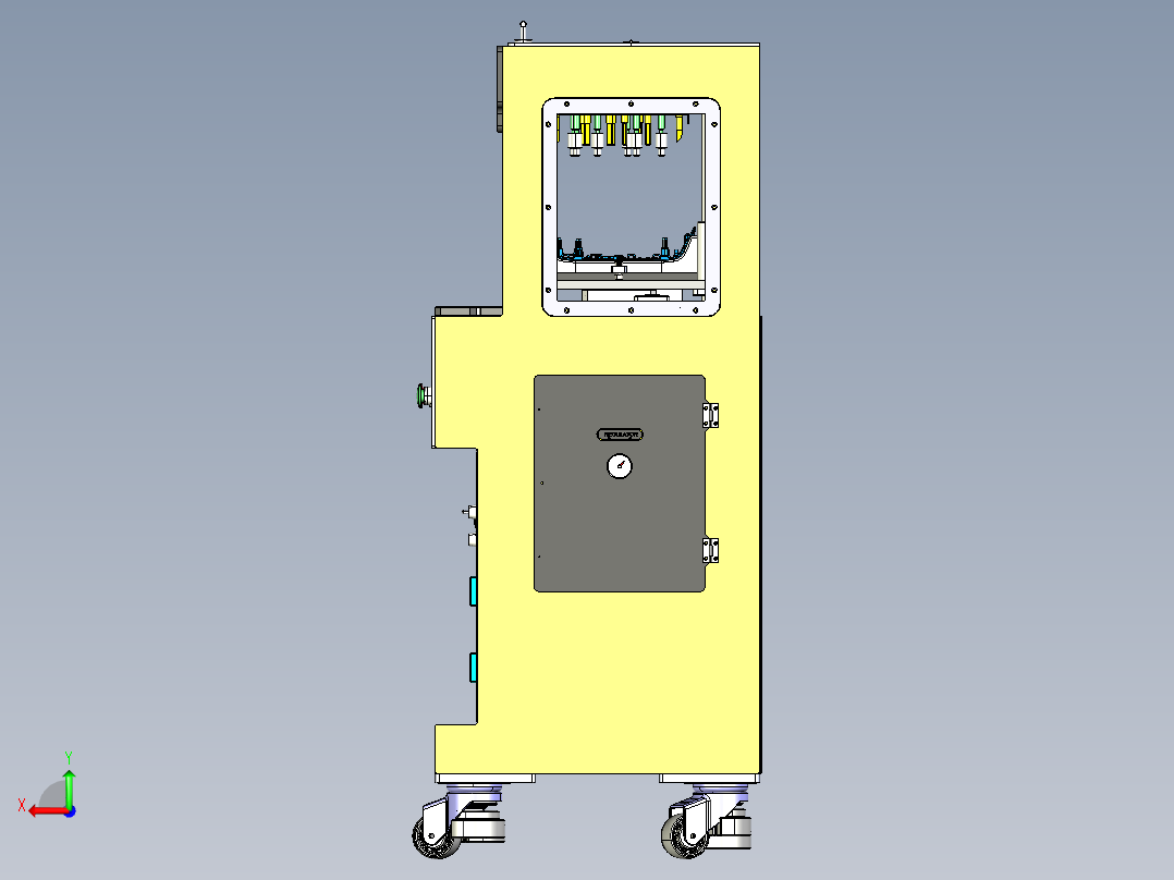 SMT焊接夹具后视图