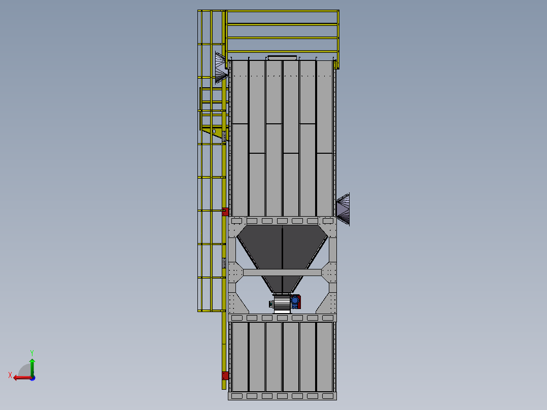 144袋-拼装除尘器后视图