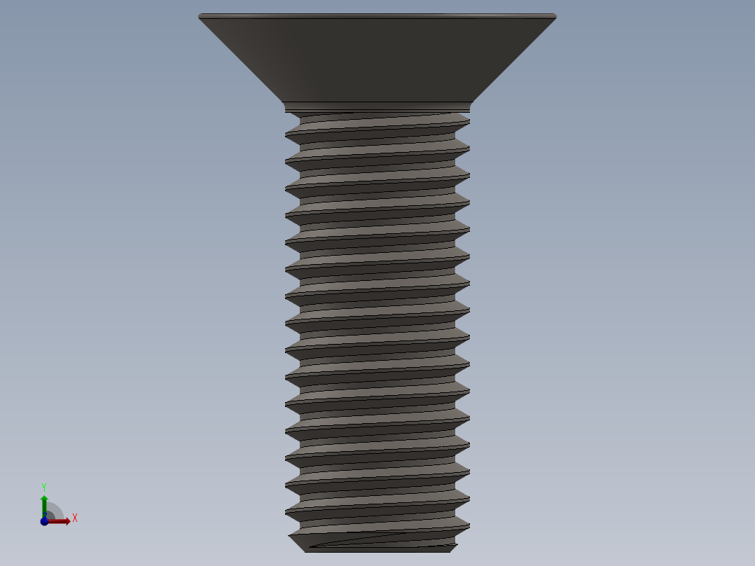 Screw_ISO_10642_M12x35_A2.SLDPRT前视图