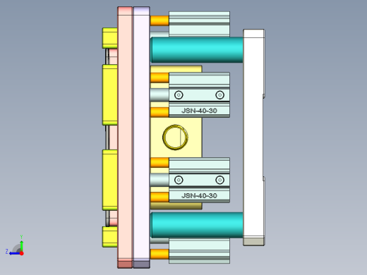 金属外壳铣外形墙高夹具右视缩略图