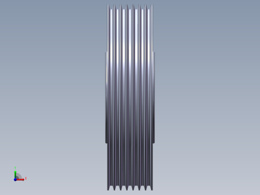 大带轮_孔板轮前视缩略图