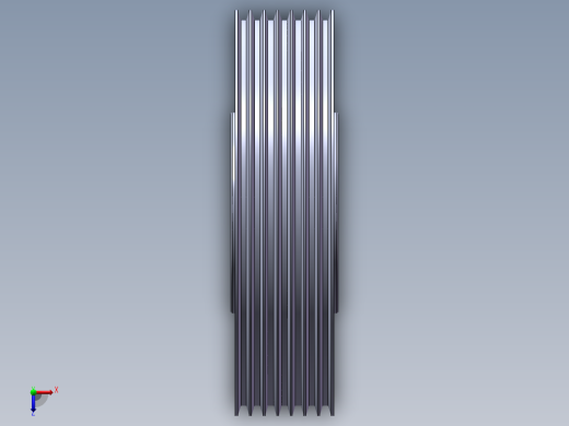 大带轮_孔板轮俯视缩略图