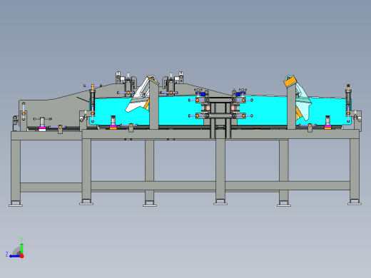 吊车枢轴焊接工装架右视缩略图