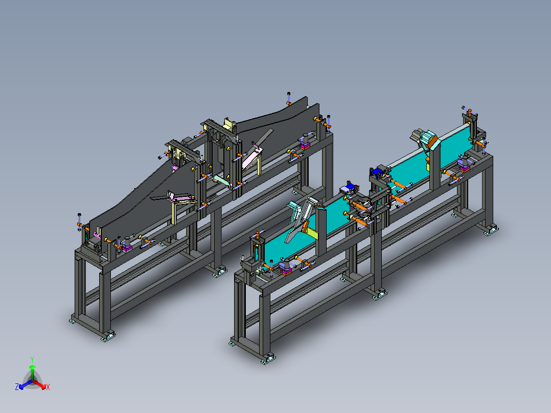 吊车枢轴焊接工装架正等轴测图