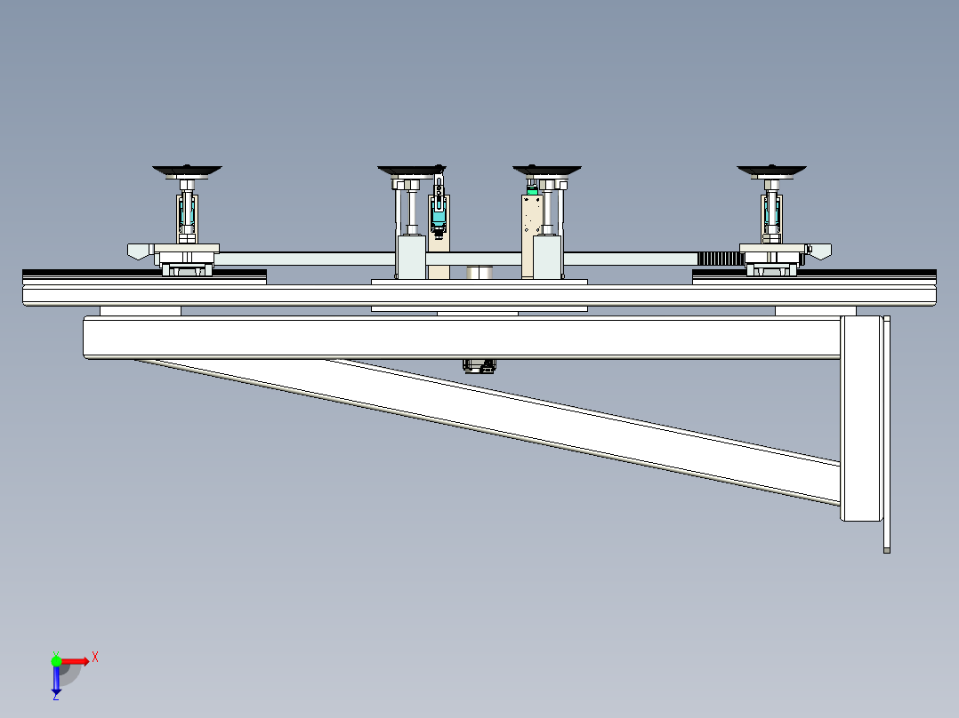 真空吸盘抓手 1668826俯视图