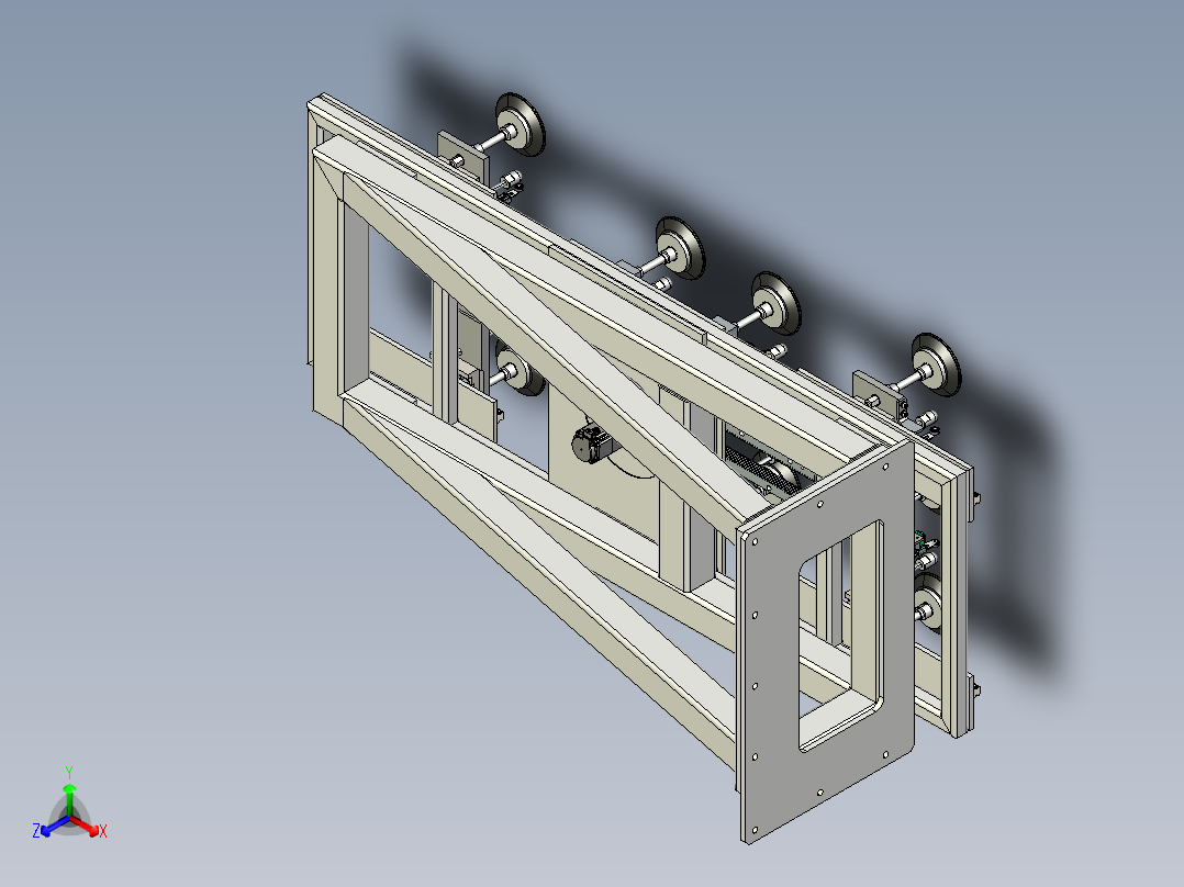 真空吸盘抓手 1668826正等轴测图