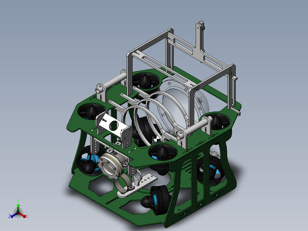 遥控操作水下机器人、水下机器人(19)