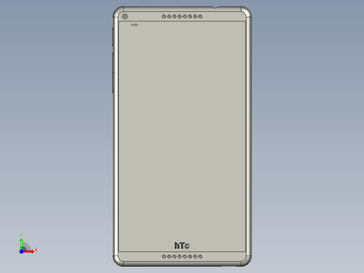 我的htc 816手机设计3d可打印15前视缩略图
