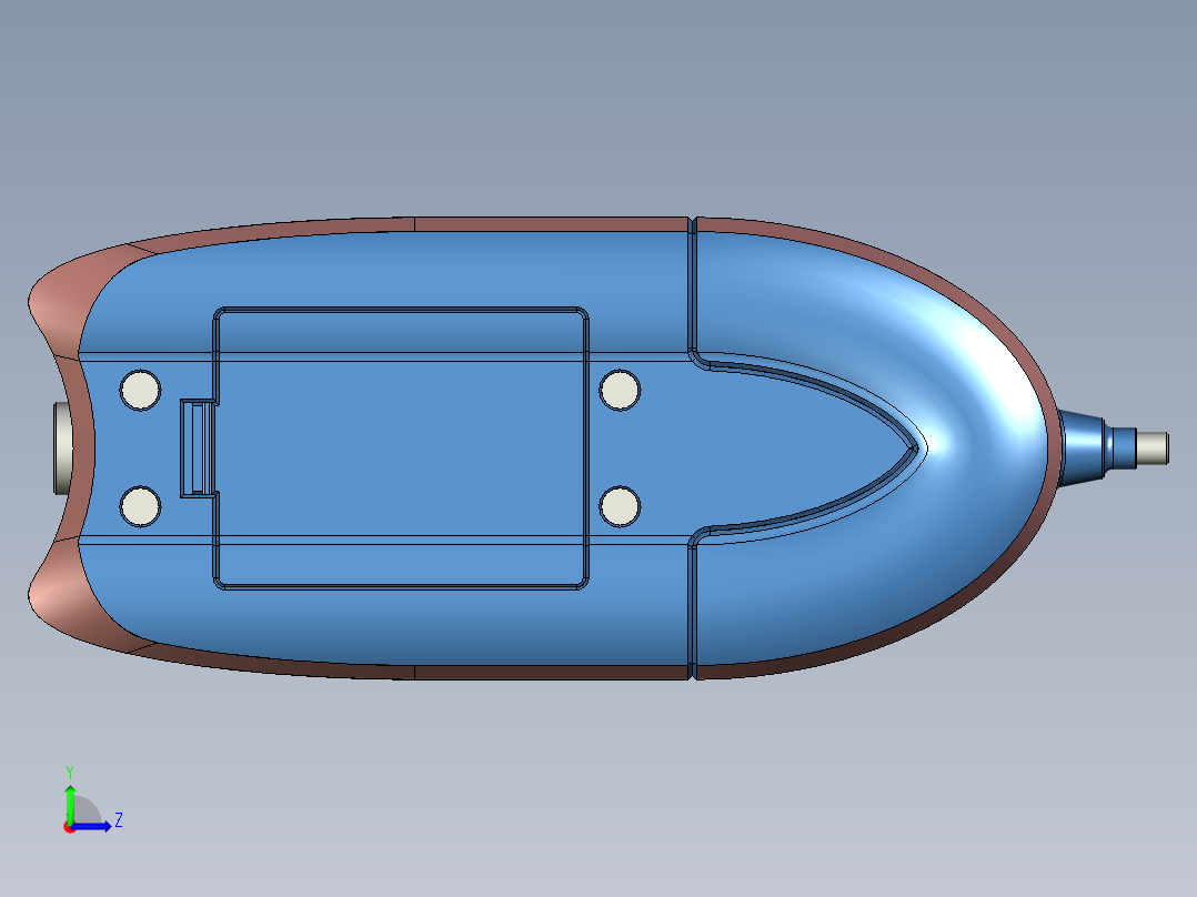 燃气测漏仪左视图