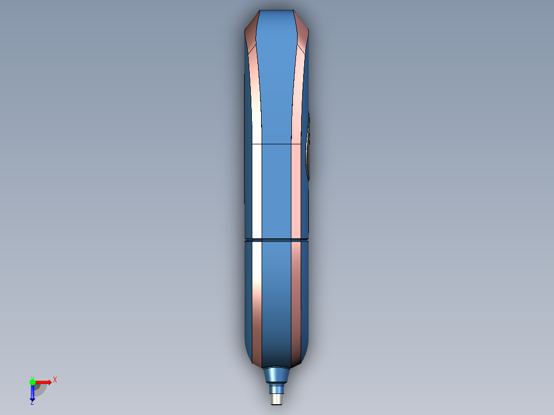 燃气测漏仪俯视图