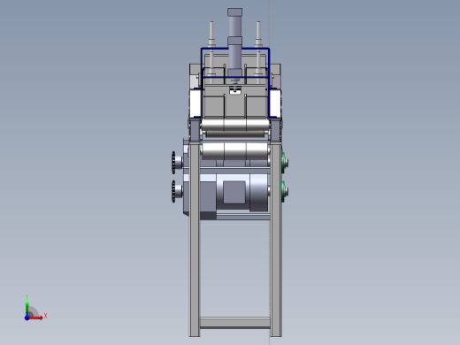 香梨方位调整装置设计含SW三维及10张CAD图前视缩略图