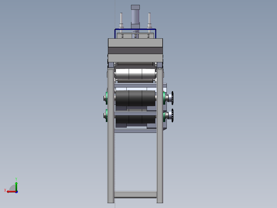 香梨方位调整装置设计含SW三维及10张CAD图后视图
