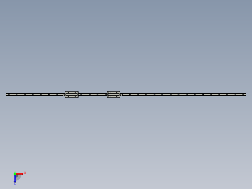 THKHSR25LR2SSE-1780L_LF-B俯视缩略图