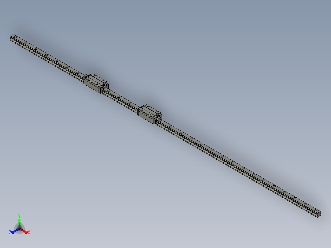 THKHSR25LR2SSE-1780L_LF-B正等轴测图