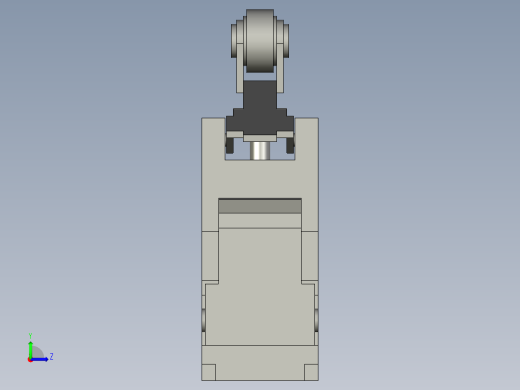 微动开关Z-15GW2A55-B5VOMRONT左视缩略图