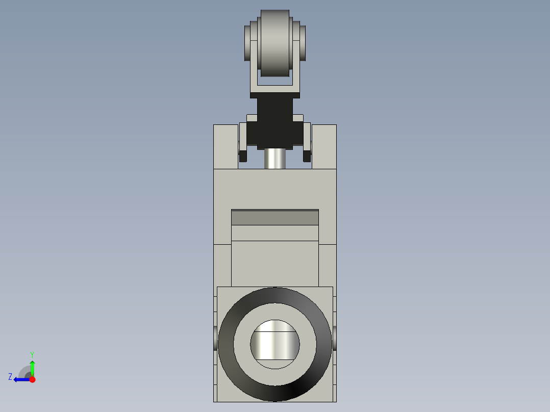 微动开关Z-15GW2A55-B5VOMRONT右视图