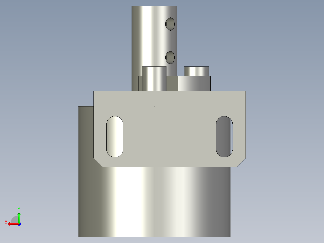 电磁拨爪后视图