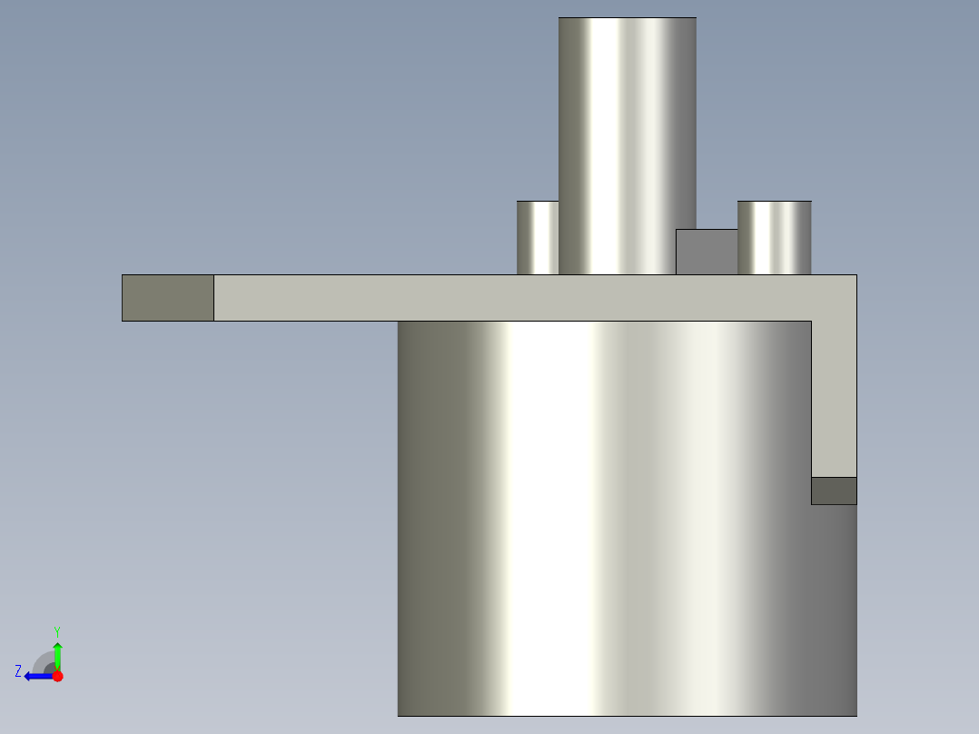 电磁拨爪右视图
