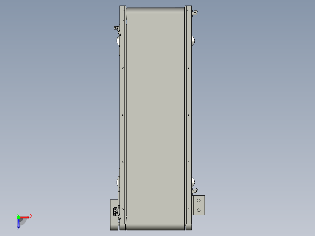 小型传送带输送带工业耐高温传动带俯视图