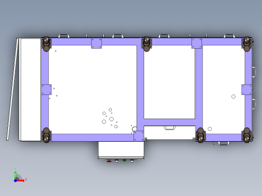 非标设备异型外部框架设计前视缩略图