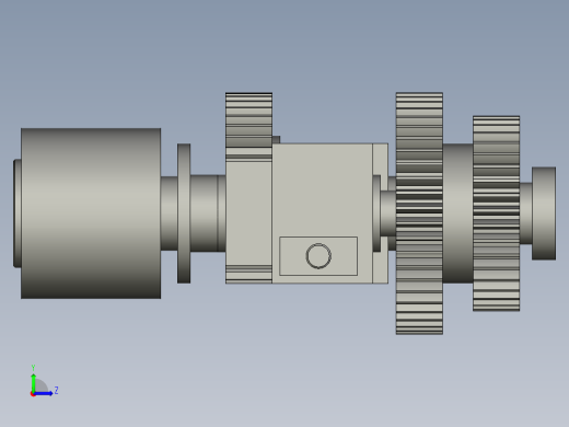 轧机联动轴-1左视缩略图