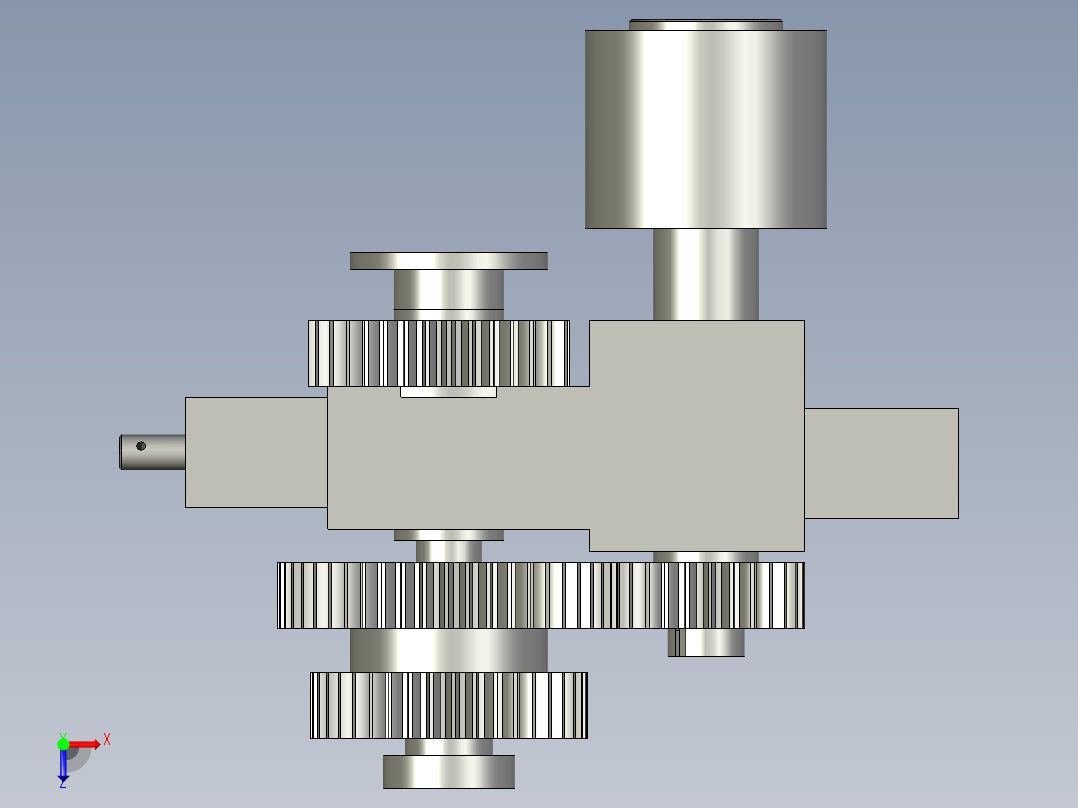 轧机联动轴-1俯视图