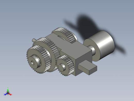 轧机联动轴-1正等轴测缩略图