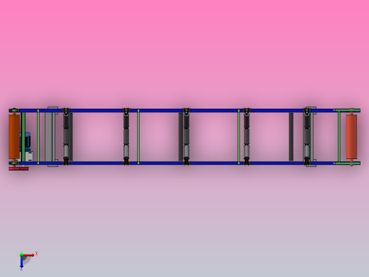 800U型皮带机俯视缩略图