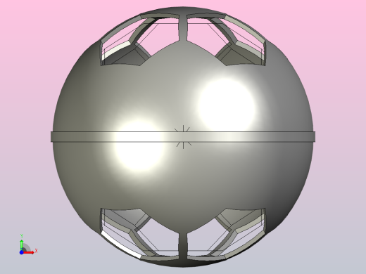 创新电风扇模型前视缩略图