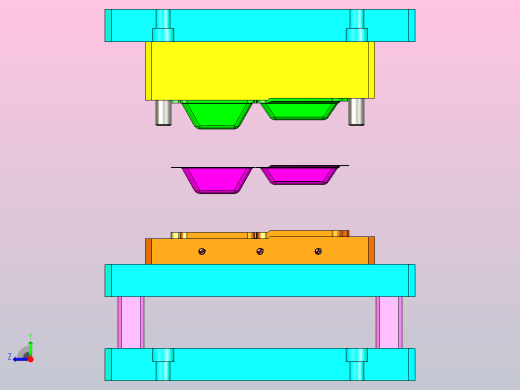 冲压模具右视缩略图