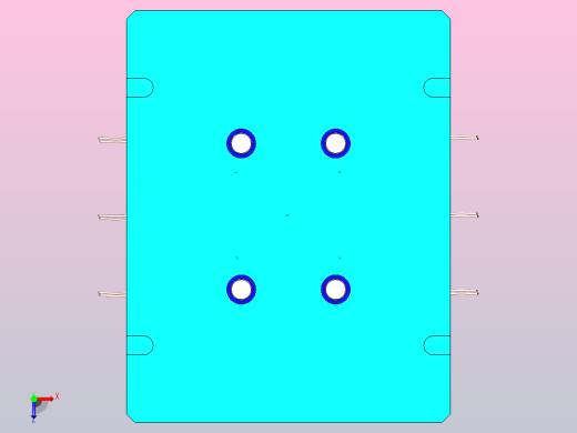 冲压模具俯视缩略图