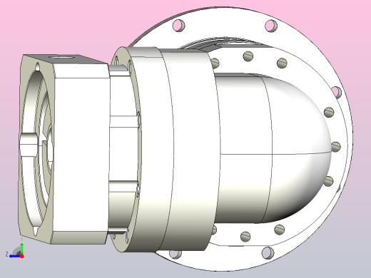 MTDR-090-L1-19 MTDR-090 盘式输出 精密直角行星减速机右视缩略图