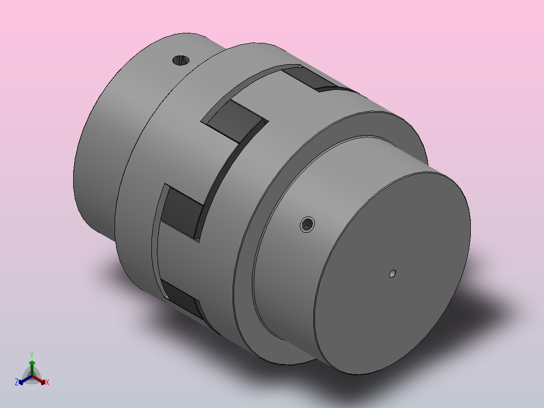 星形弹性联轴器_WF-90-St-98SH-A-1-φ6-1-φ6主视图