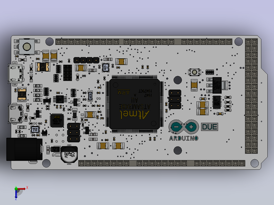 A0004814-Arduino Due树莓派俯视图