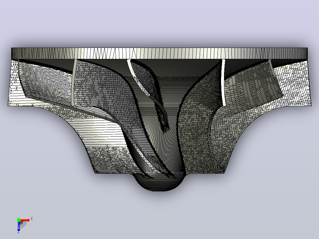 3D打印管风琴俯视图