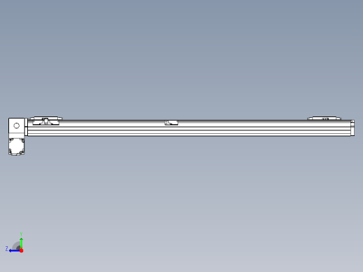 皮带直线轴双滑块型TPA-GCBS-80-P60-L475-LP-M20-N3右视缩略图