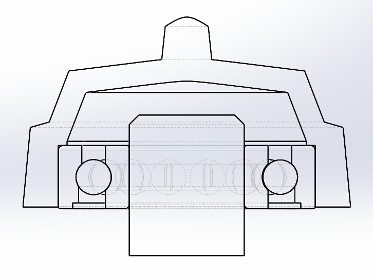 复合钻头轴承应力分析(sw12+说明书+分析图片)