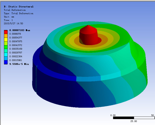复合钻头轴承应力分析(sw12+说明书+分析图片)缩略图