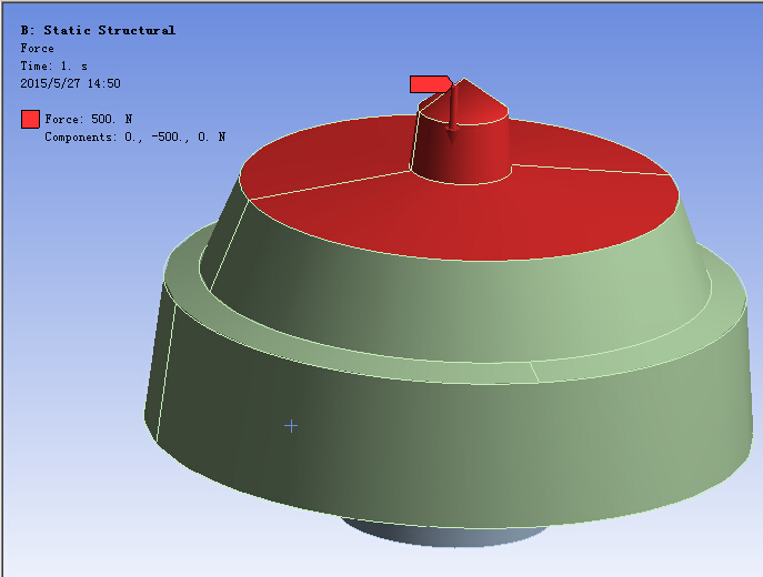 复合钻头轴承应力分析(sw12+说明书+分析图片)
