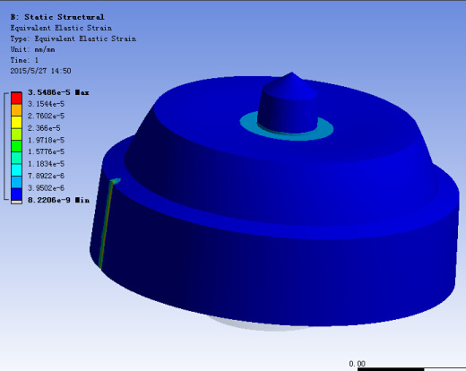 复合钻头轴承应力分析(sw12+说明书+分析图片)缩略图