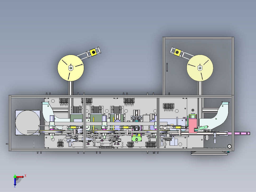 已生产的插针机sw17可编辑俯视图
